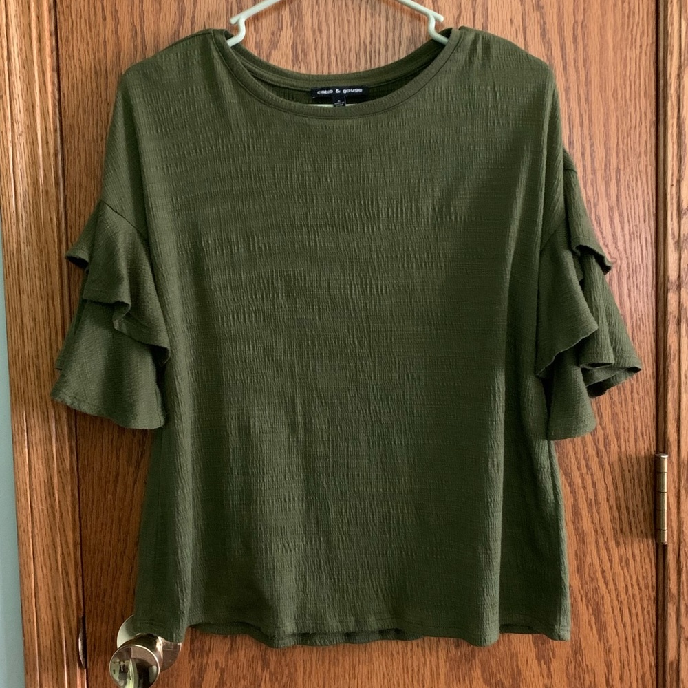 Cable and Gauge Green Shirt